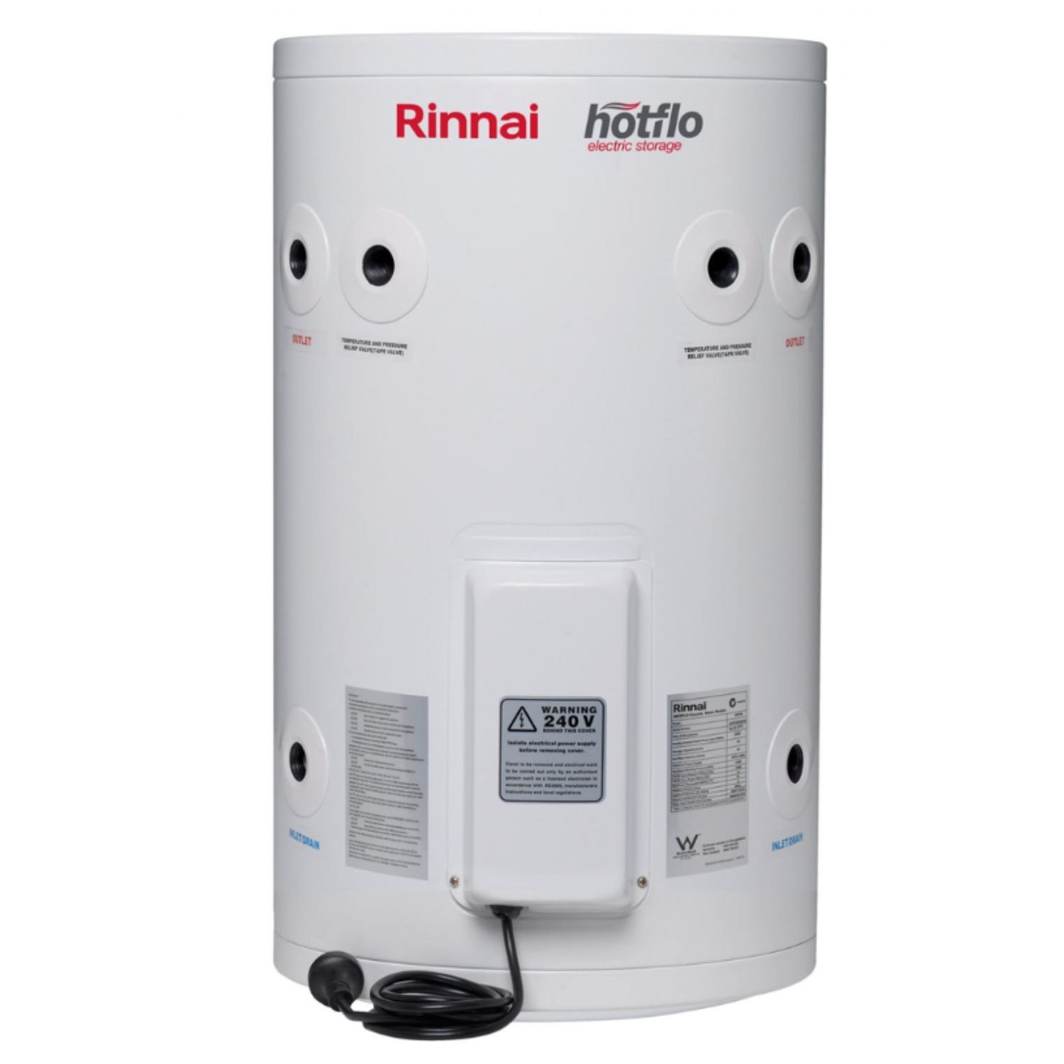 Rinnai Hotflo 50 litre with Plug Electric Hot Water Heater