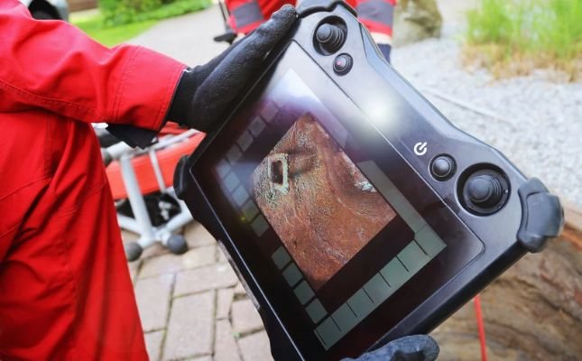 Drain camera inspection